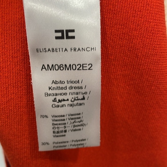 Elisabetta Franchi Colour Block Mini Dress - Picture 12 of 14